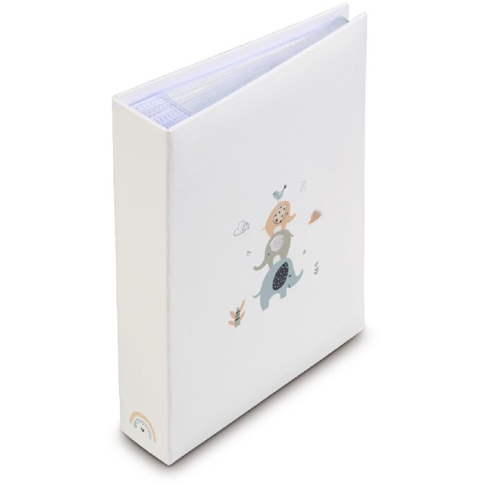 Album memo animale, pentru 200 de fotografii 10x15 cm, alb