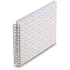 Album spiral floral Hama, 28x24 cm, 50 fețe albe, neutru