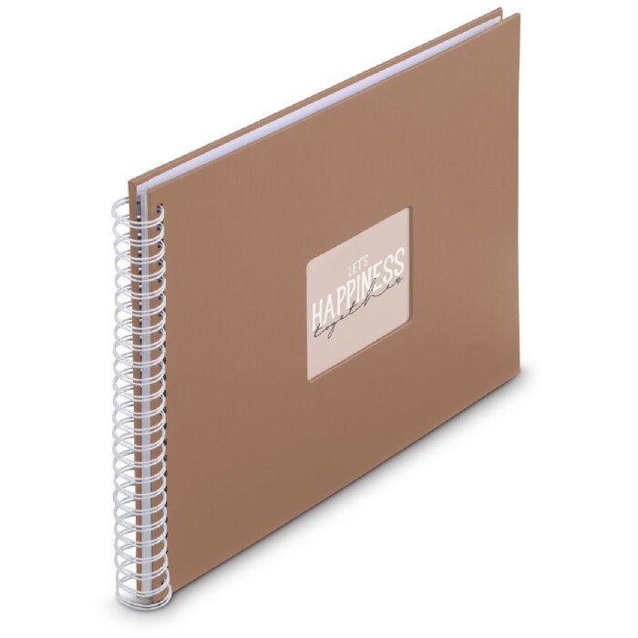 Album spiral Fine Art Hama 36x32 cm, 50 de fețe, nuanță Mousse