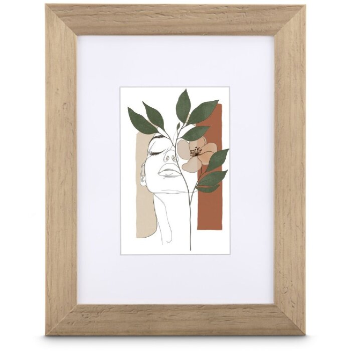 Ramă foto din lemn Hama Albero, culoare Taupe, 30x40 cm