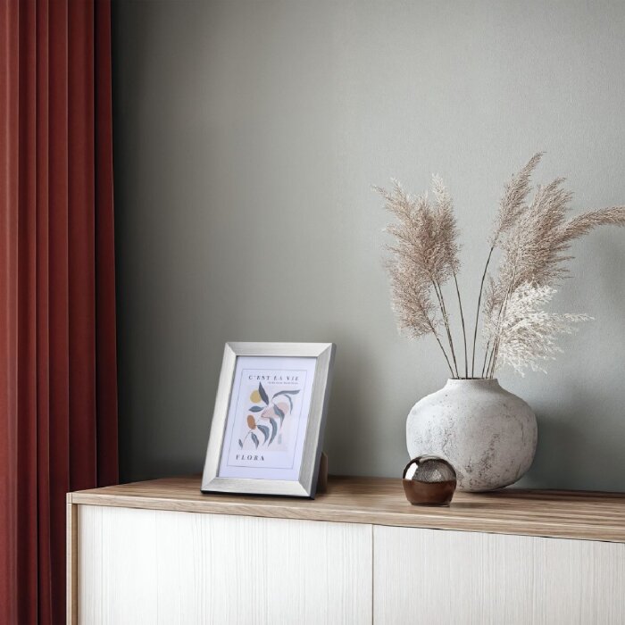 Ramă foto Hama Flora, argint, 10 x 15 cm