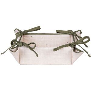 Clayre & Eef BYC47 Brotkörbchen 35x35x8 cm...