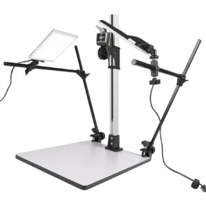 Set studio foto StudioKing CS-105 cu suprafață 40x48 cm și coloană ajustabilă 71 cm