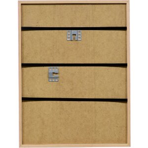 Rama foto din lemn masiv Profil neonpink 20x28 cm cu sticlă de muzeu