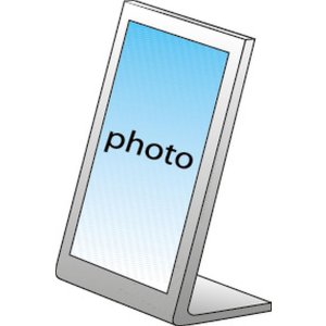 ZEP Acryl-Fotorahmen 15x20 cm Hochformat bruchsicher zum Hinstellen