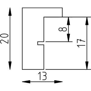 Rama foto din lemn masiv neonpink 20x25 cm cu sticlă de muzeu acrilic