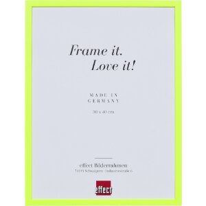 Rama foto din lemn neongelb 21x29,7 cm cu acrilic