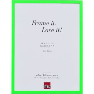 Râmă foto Profil 2500 din lemn masiv, verde neon, 21x28 cm, cu sticlă transparentă