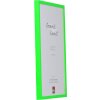 Rama foto din lemn masiv cu profil neongreen 18x32 cm, sticlă transparentă