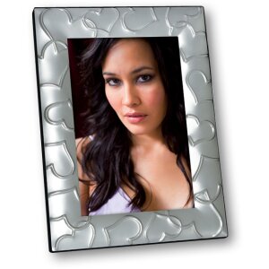 ZEP Fotorahmen Katharina Silber 10x15 cm Herzen Design...
