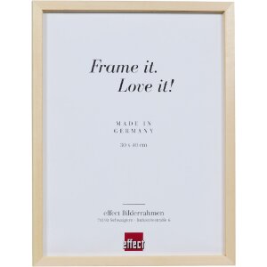 Rama foto din lemn de linden 50x60 cm cu sticlă normală și suporturi de distanță