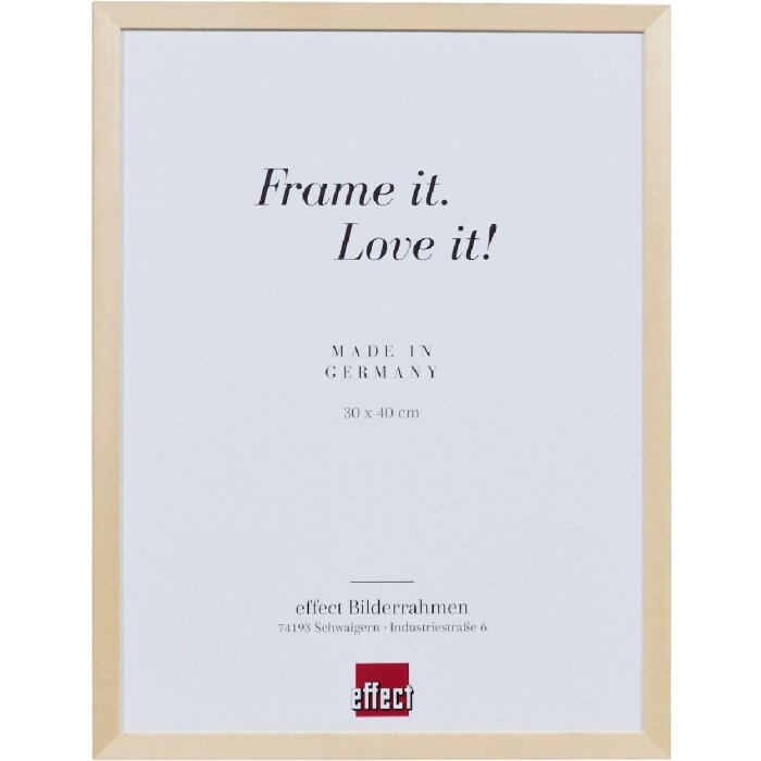 Ramă foto Profil 2480 – lemn de linden 30x30 cm cu sticlă artificială