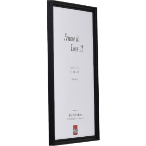 Ramă foto Profil 2440 neagră 25x35 cm cu sticlă de muzeu acrilică