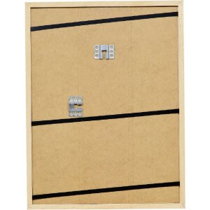 Ramă foto din lemn Profil 2440 albă 20x30 cm cu sticlă artificială