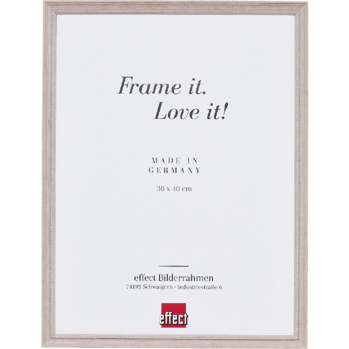 Ramă foto Effect Profil 2440, deschis maro, 20x28 cm, cu sticlă artificială