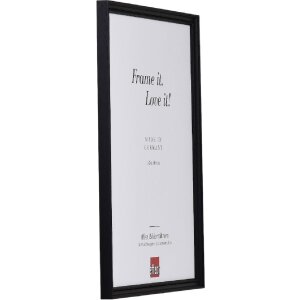 Rama foto din lemn Profil 2440 neagră 9x13 cm cu sticlă artificială