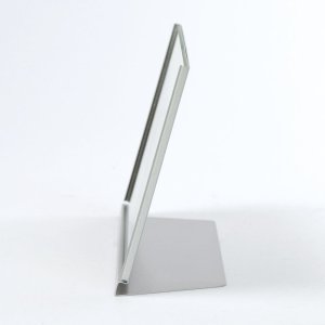 ZEP Metall-Bilderrahmen Window Querformat 15x20 cm Silber mit Standfuß