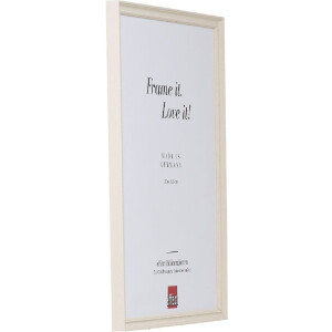 Rama foto din lemn albă Profil 2440 29,7x42 cm cu sticlă transparentă