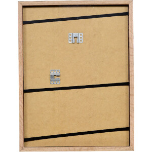 Ramă foto Profil 2430 din lemn de stejar masiv, nuc, cu sticlă antireflex 70x100 cm