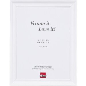 Rama foto albă din lemn Profil 2420 cm, 10x15 cm, cu...