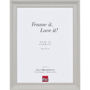 Rama foto din lemn masiv Profil 2420, gri deschis 50x70 cm, sticlă antireflex