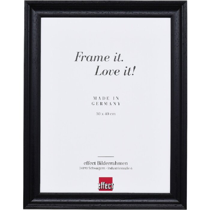 Ramă foto Effect Holz Profil 2420 negru 15x20 cm sticlă antireflectantă