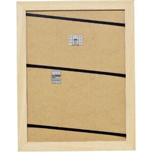 ramă foto Effect Holz-Bilderrahmen Profil 2420 alb 60x90 cm sticlă clară