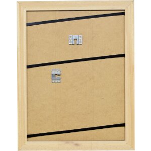 Ramă foto Effect Profil 2420 din lemn masiv gri deschis 45x60 cm cu sticlă transparentă