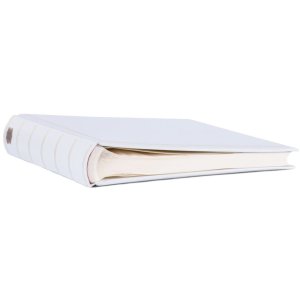 Henzo Fotoalbum MEMORY 30x36,5 cm Weiß Kunstleder Goldprägung 100 Seiten