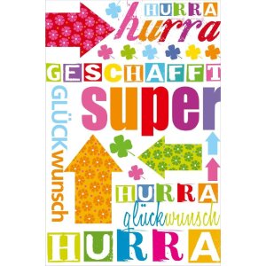 Artebene Karte Folie-Prüfung-Geschafft