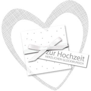 Artebene Karte Präge-Hochzeit-Brief-Herz-quadr.
