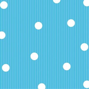 ARTEBENE Papier-Servietten Dots-Streifen-aqua 25x25 cm 20...