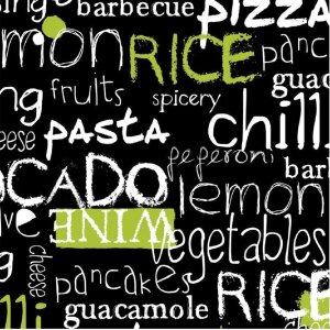 ARTEBENE Papier-Servietten Culinaria schwarz 25x25 cm 20...