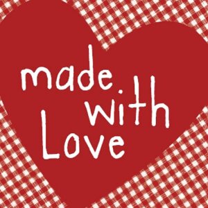 ARTEBENE Papier-Servietten Herz-Made w. Love-rot 33x33 cm...