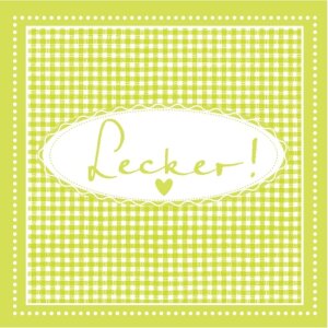 Papier-Servietten Lecker-lime