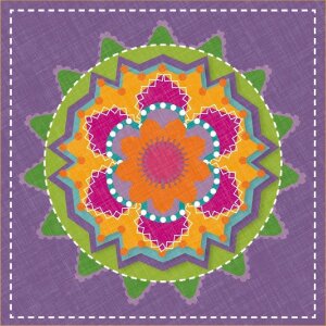 ARTEBENE Papier-Servietten Kaleido-pflaume 33x33 cm 20...