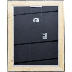 Rama foto din lemn Effect Profil 95 negru 60x60 cm cu sticlă de muzeu