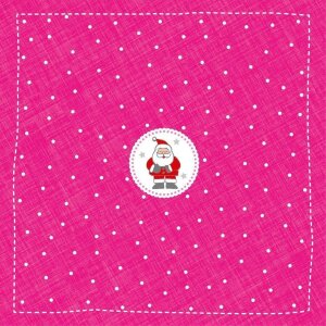 ARTEBENE Papier-Servietten Santa-Mini-pink 33x33cm 20...