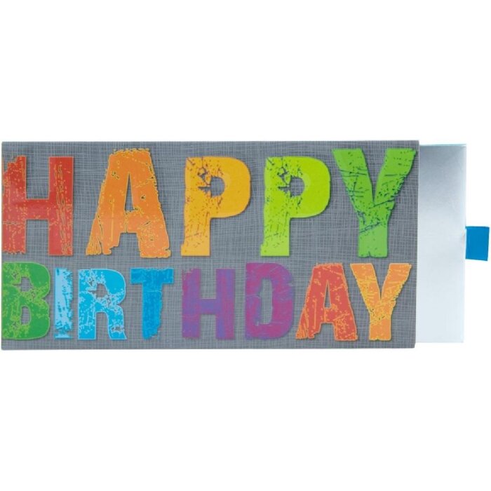 Artebene Geldumschlag Happy Birthday, 23x11 cm, Farbe nicht angegeben