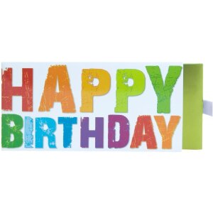 Artebene Geldumschlag Happy Birthday