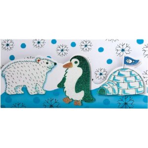 Artebene Geldumschlag Pinguin, Größe 23x11cm,...