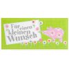 Artebene Geldumschlag Kleiner Wunsch, 23x11cm