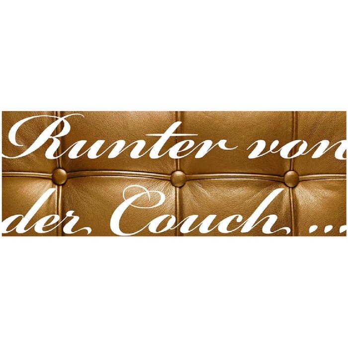 Artebene Karte Folie-Runter von der ...-21x8 cm