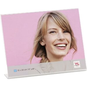 Walther Acryl Rahmen 15x20 Querformat kristall klar