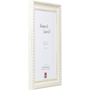 Rama foto Effect Profil 56 albă 35x100 cm cu sticlă de muzeu