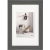 Walther Holzrahmen Home 13x18 cm grau mit Passepartout 9x13 cm