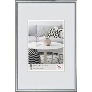 Walther Galeria Kunststoffrahmen 40x60 cm silber