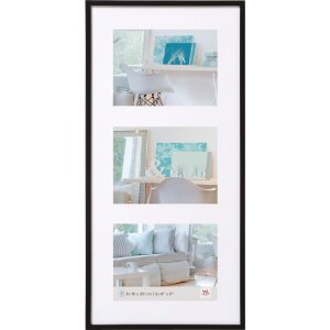 Walther Galerierahmen New Lifestyle 3 Fotos 15x20 cm Schwarz