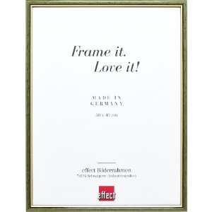 Rama foto din lemn masiv Profil 23 verde 25x50 cm cu acrilic