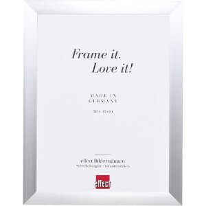 Rama foto din aluminiu Profil S3 argint 30x45 cm cu sticlă de muzeu